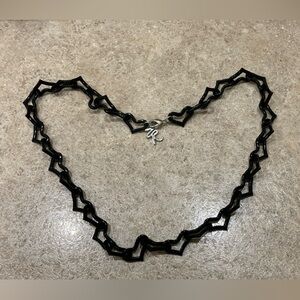 Black heart chain necklace 🖤